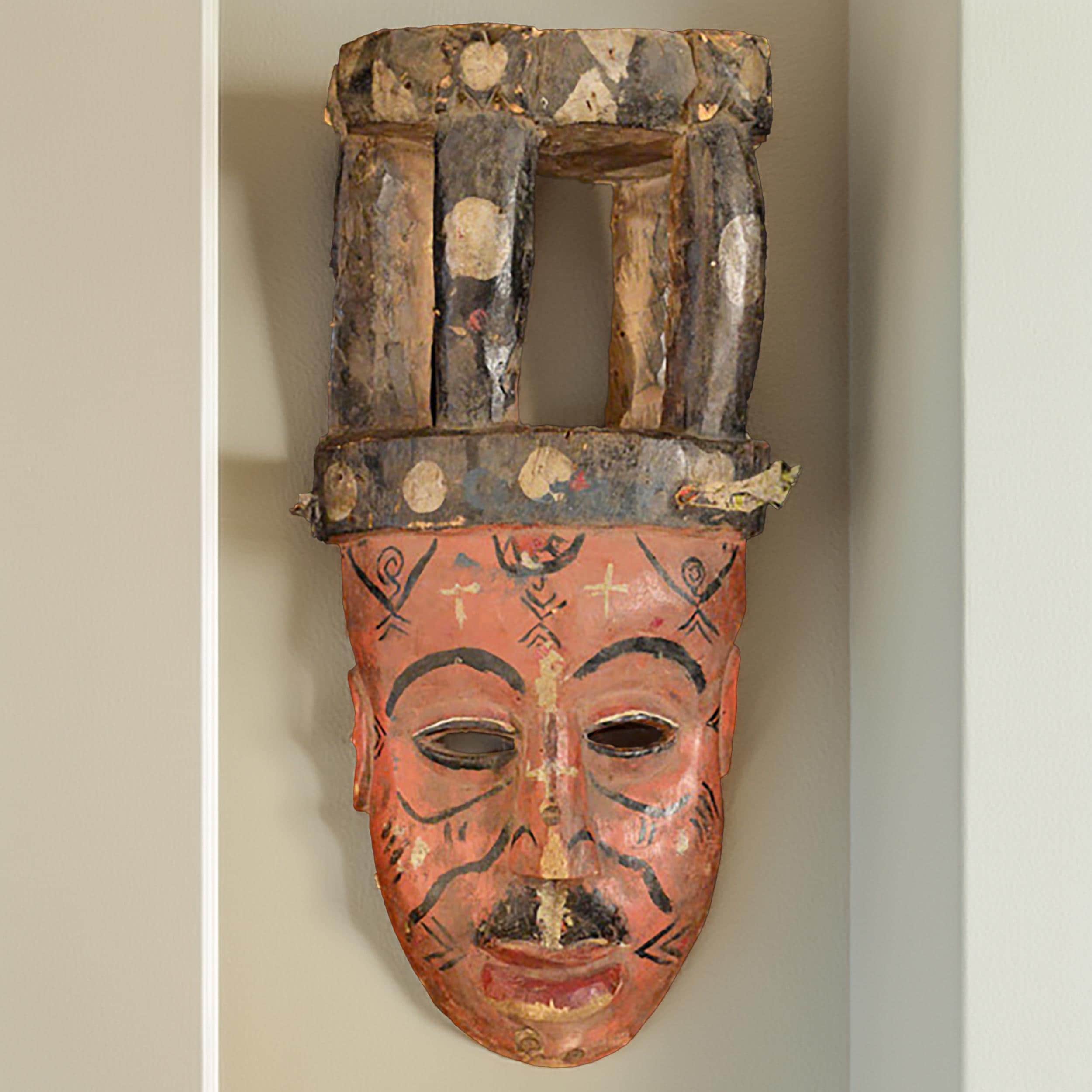 African Igbo Mask 22 - Wood Tribal Wall Art - Etsy