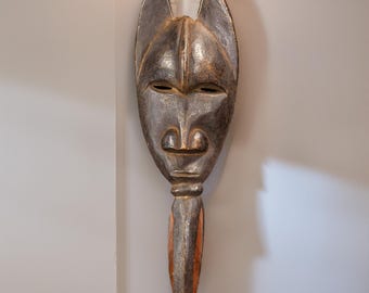 African Dan Mask 38 - Wood Tribal Wall Art