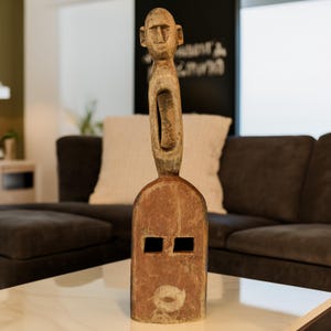 African Dogon Monkey Mask 71 - vintage from Mali