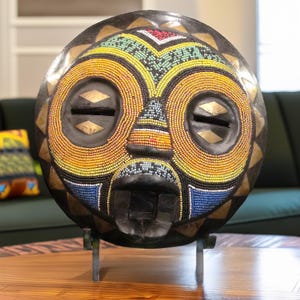 African Baluba Mask Gift Set 28 from Congo