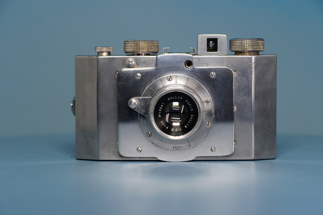 GALLUS DERLUX OBJECTIF Gallix 1:3.5 F=50 vintage french camera n°7497 EUR 90,00 - FR