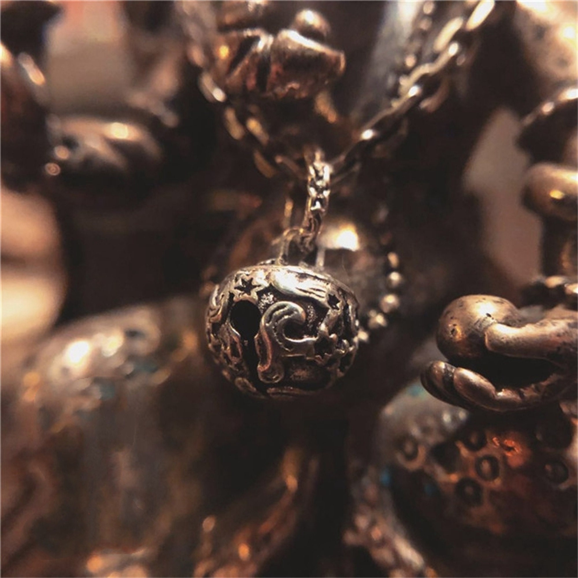 Exorcism Bell 925 Silver Pendant Necklace Amulet Necklace Etsy