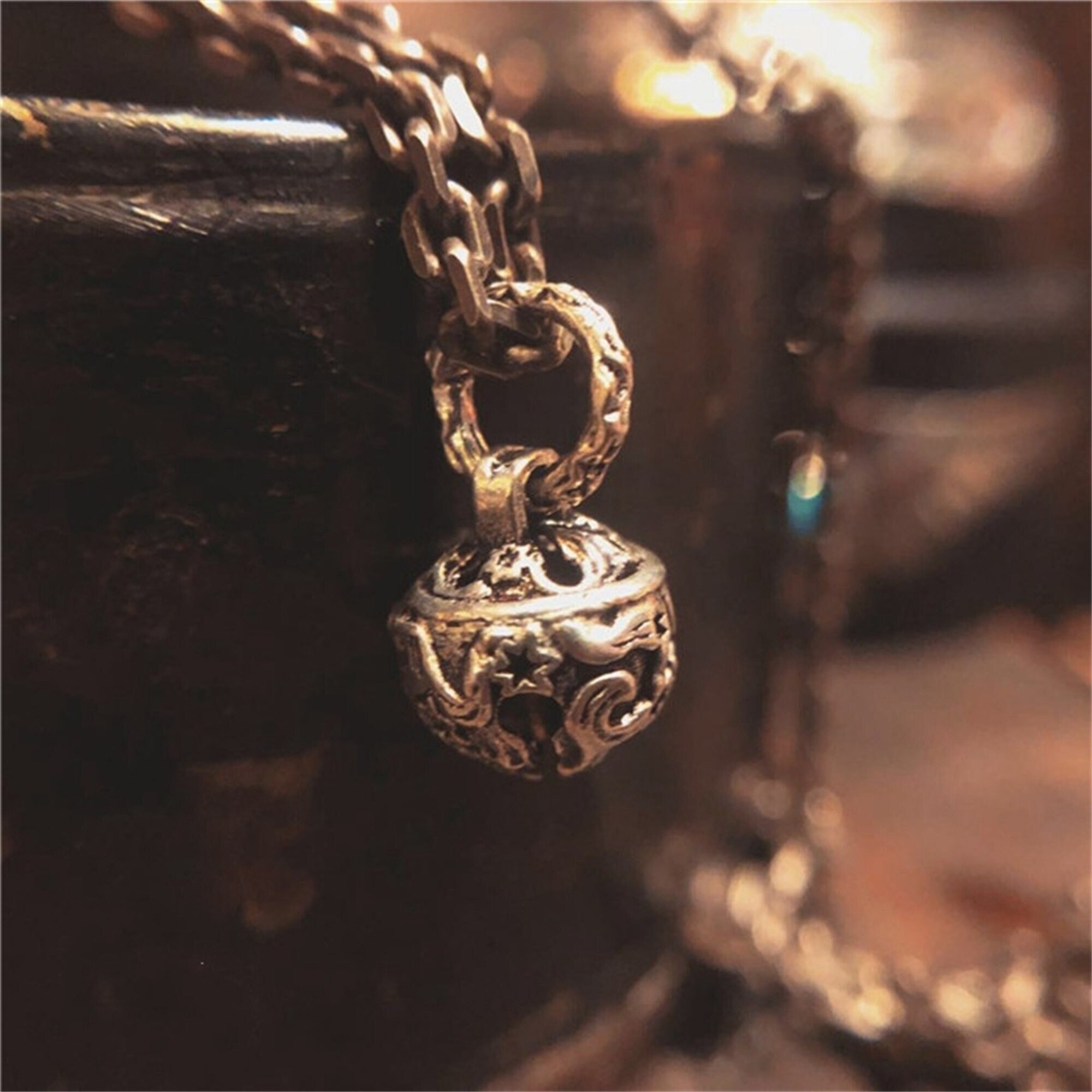 Exorcism Bell 925 Silver Pendant Necklace Amulet Necklace Etsy