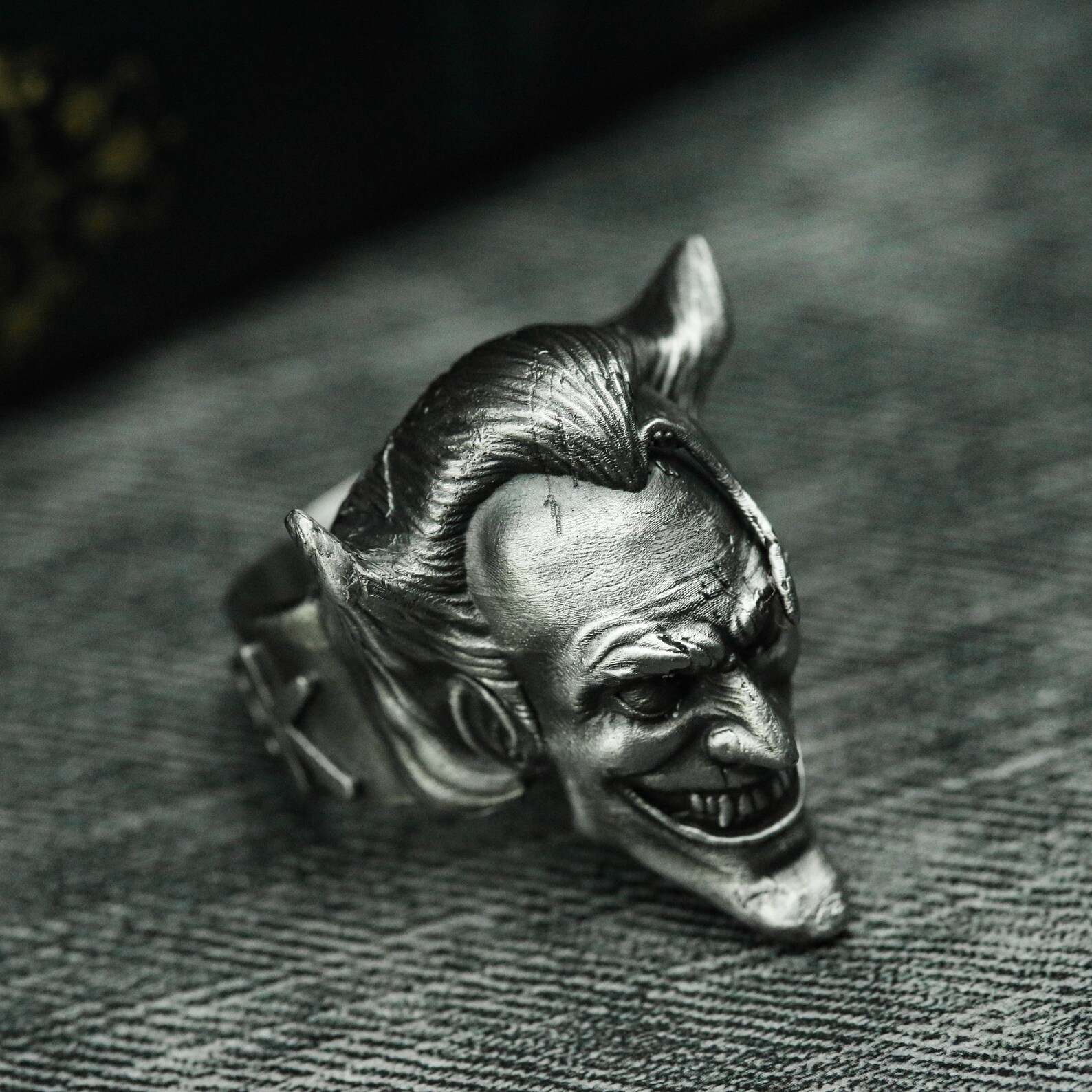Joker 925 Silver Ring Joker Ring DC Comics Ring Men's Etsy