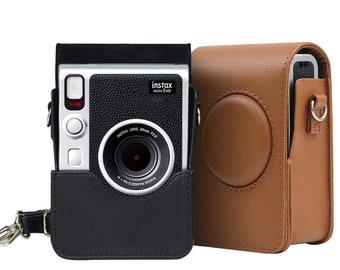Leder-Kameratasche, Fujifilm Mini EVO Kameratasche, Vintage Kamera-Schutztasche, Kamera-Reisetasche, Taillentasche, GEBURTSTAGSgeschenke für Sie/Ihn