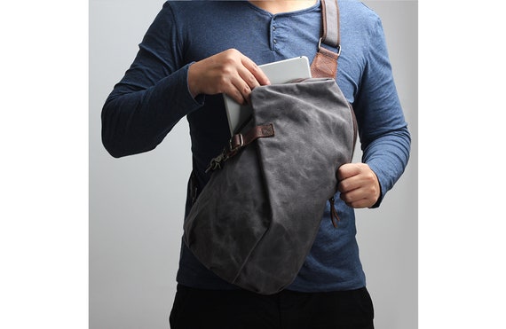 Sling canvas backpacks new arrivals