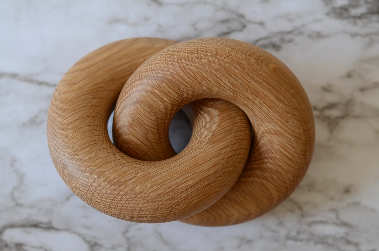 Wood Knot Decor Decorative Infinity Chain Link Natural Etsy