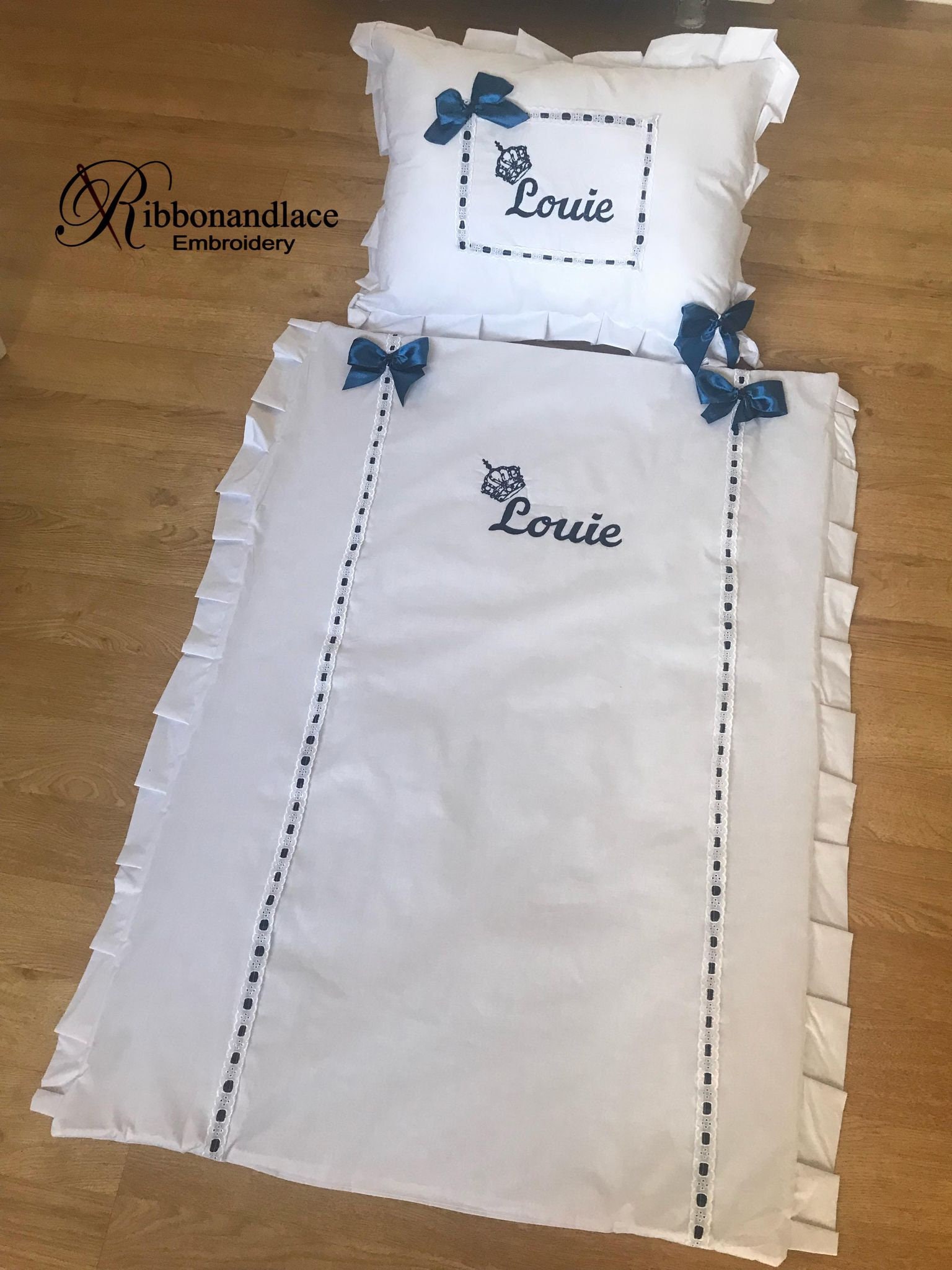 Baby Personalised Bedding Pillow/cushion/blanketbaby Etsy UK