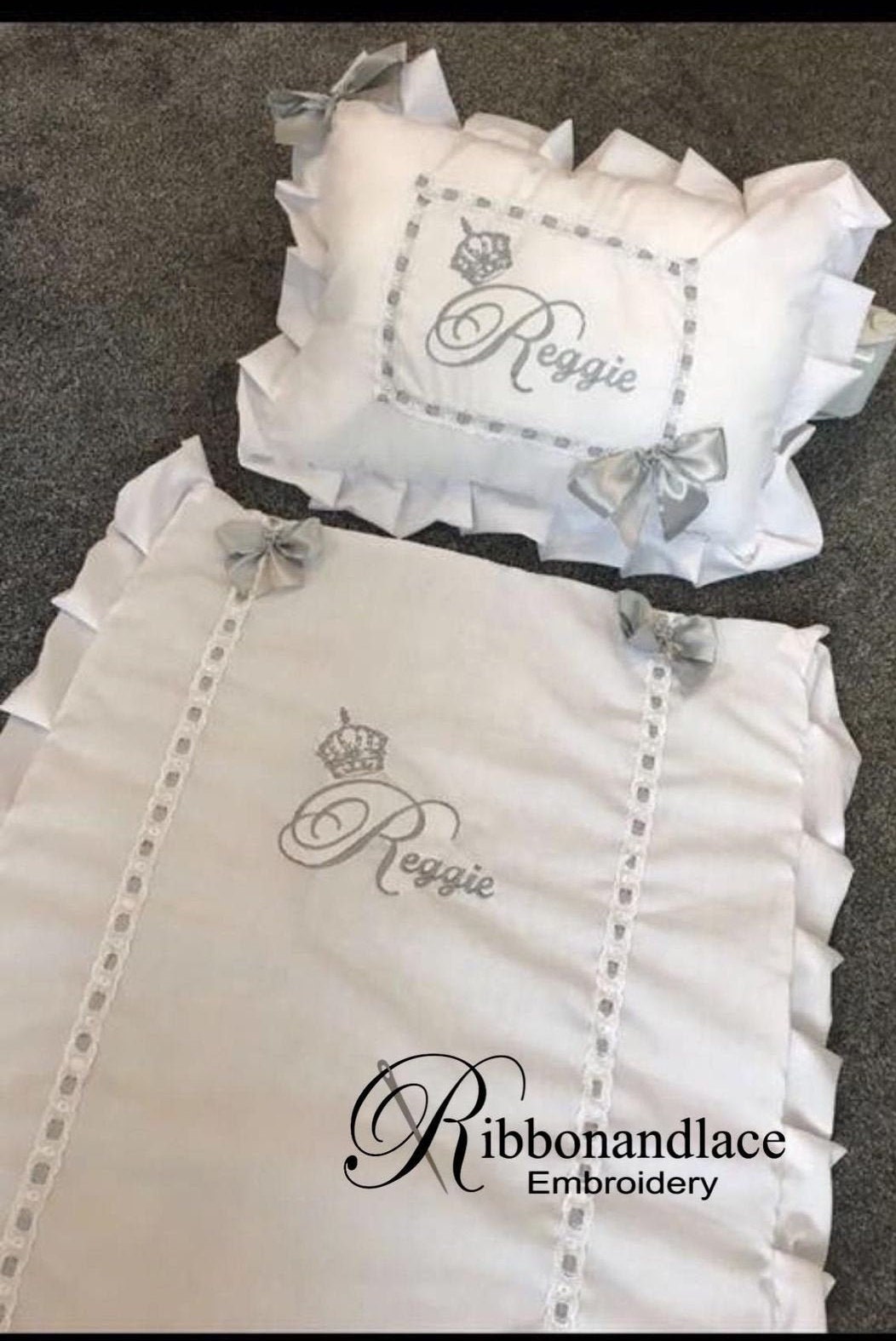 Baby Personalised Bedding Pillow/cushion/blanketbaby Etsy UK