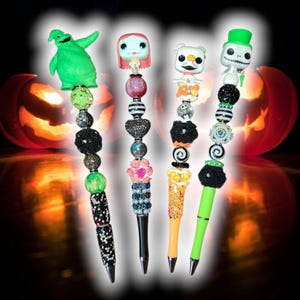 NBC Halloween Fancy Beaded Pen