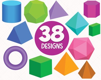 Download 3d Shapes Svg Etsy