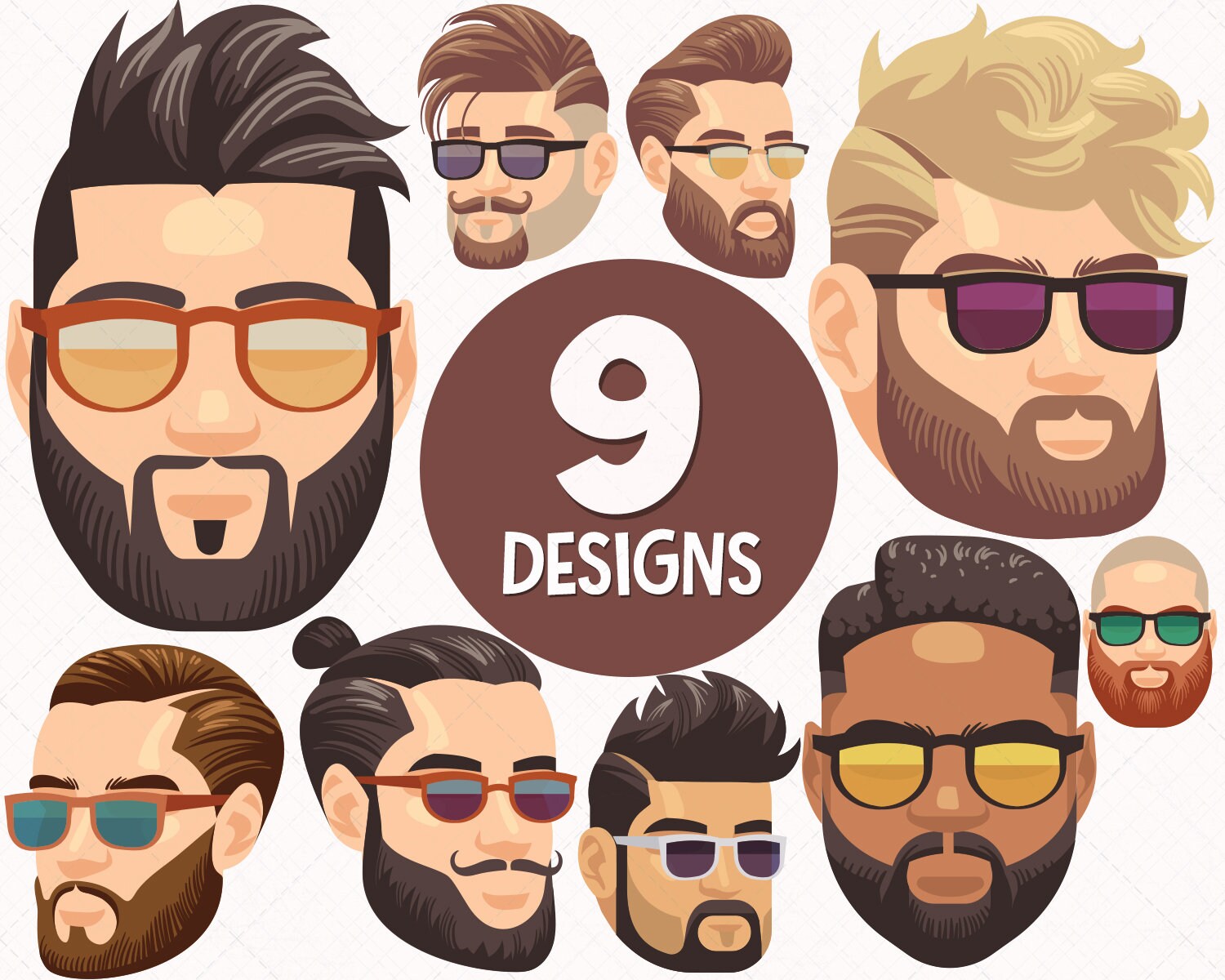 9 Cartoon Bearded Hipster Man and Male Hairstyle SVG Man SVG - Etsy 9 Cartoon Bearded Hipster Man and Male Hairstyle SVG Man SVG - Etsy