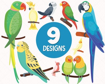 9 Parrots SVG Parrots PNG Parrots Vector Clipart Animal - Etsy Australia 9 Parrots SVG Parrots PNG Parrots Vector Clipart Animal - Etsy Australia