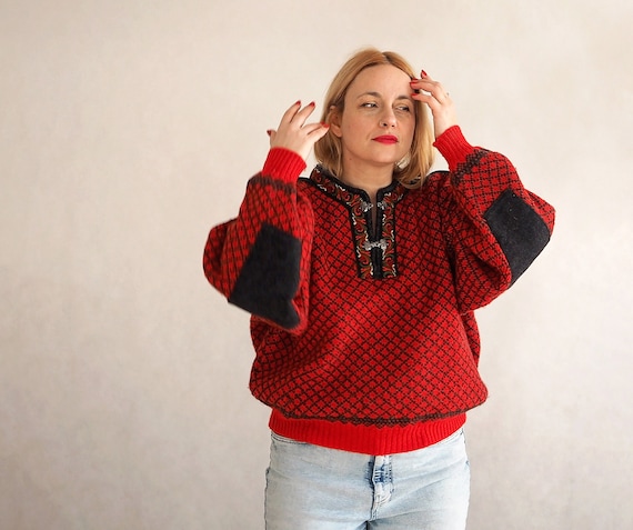 Black oversized jumper womens hot sale