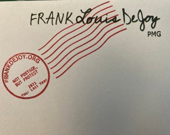 FrankDeJoy.org Protest Envelopes
