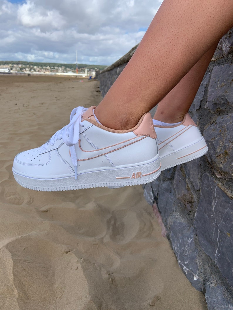 custom air force 1 nude