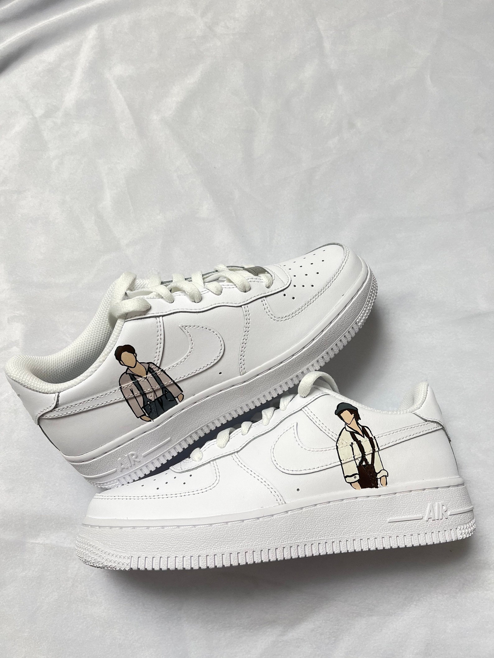 Vampire diaries custom Air Force 1s Salvatore brothers Etsy