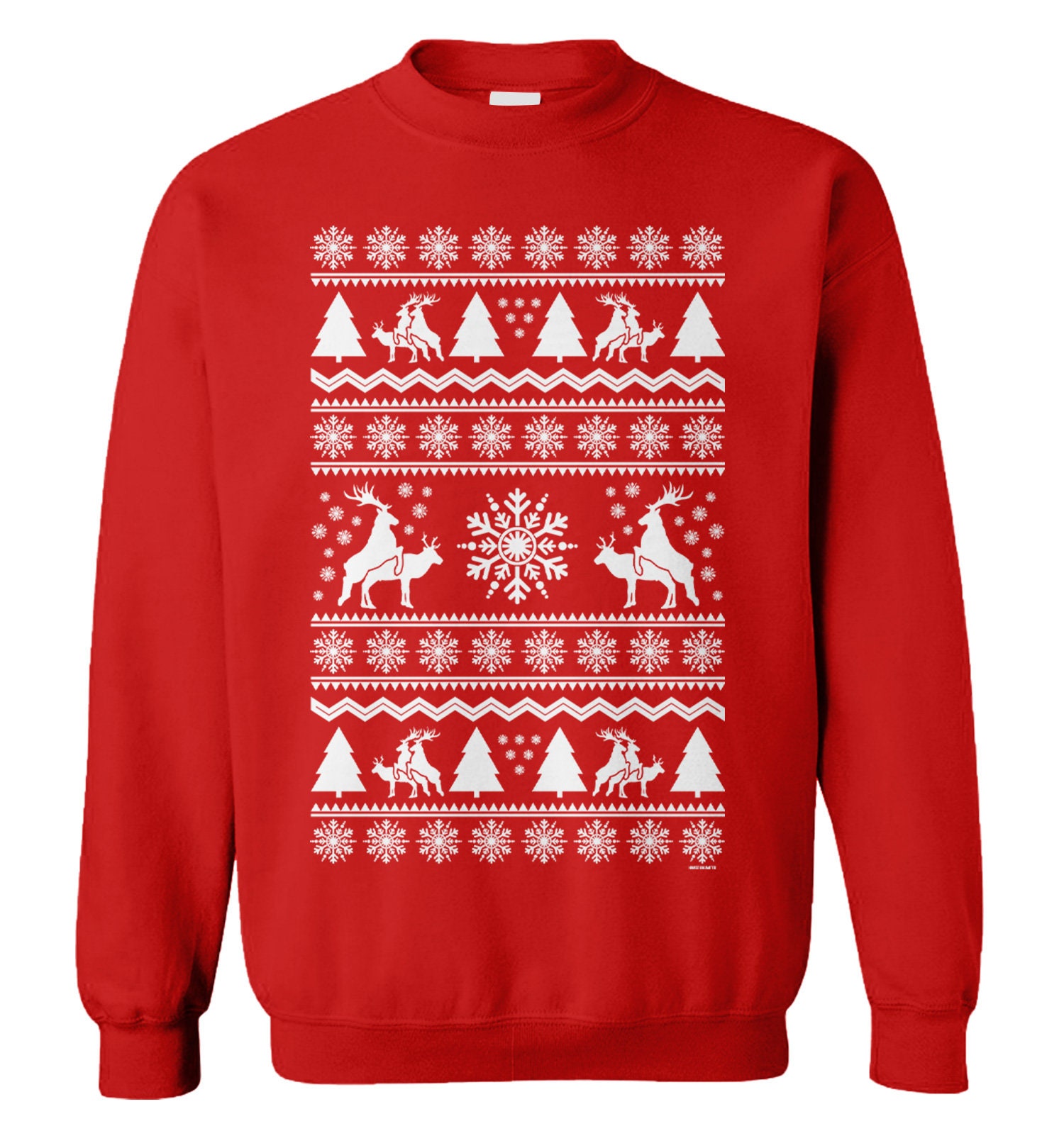 Humping Reindeer Ugly Unisex Christmas Sweater Funny Rudolph - Etsy Canada