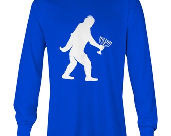  Bigfoot Basketball Player Game Funny Sasquatch Graphic Long  Sleeve T-Shirt : Sports & Outdoors