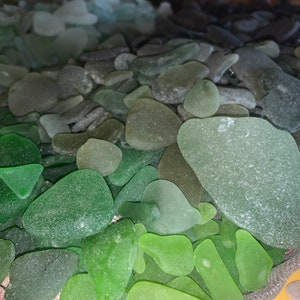 Genuine bulk Caribbean Sea glass white brown green lot real Vieques Island, Puerto Rico smoothed beach mermaid diy ocean