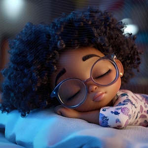 10 stravaganti clipart di ragazze afroamericane - Immagini JPG di ragazze in camera da letto 300 DPI, uso personale e commerciale