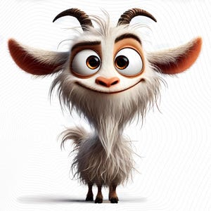 10 imágenes prediseñadas de cabras extravagantes, animales de granja extravagantes, imágenes prediseñadas de animales extravagantes, archivos JPG de alta resolución, creación de tarjetas, álbumes de recortes, uso comercial