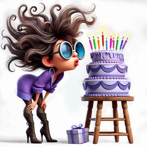 10 Clipart di donne stravaganti - Donne che celebrano Immagini JPG 300 DPI, download digitale 300 DPI per uso personale e commerciale
