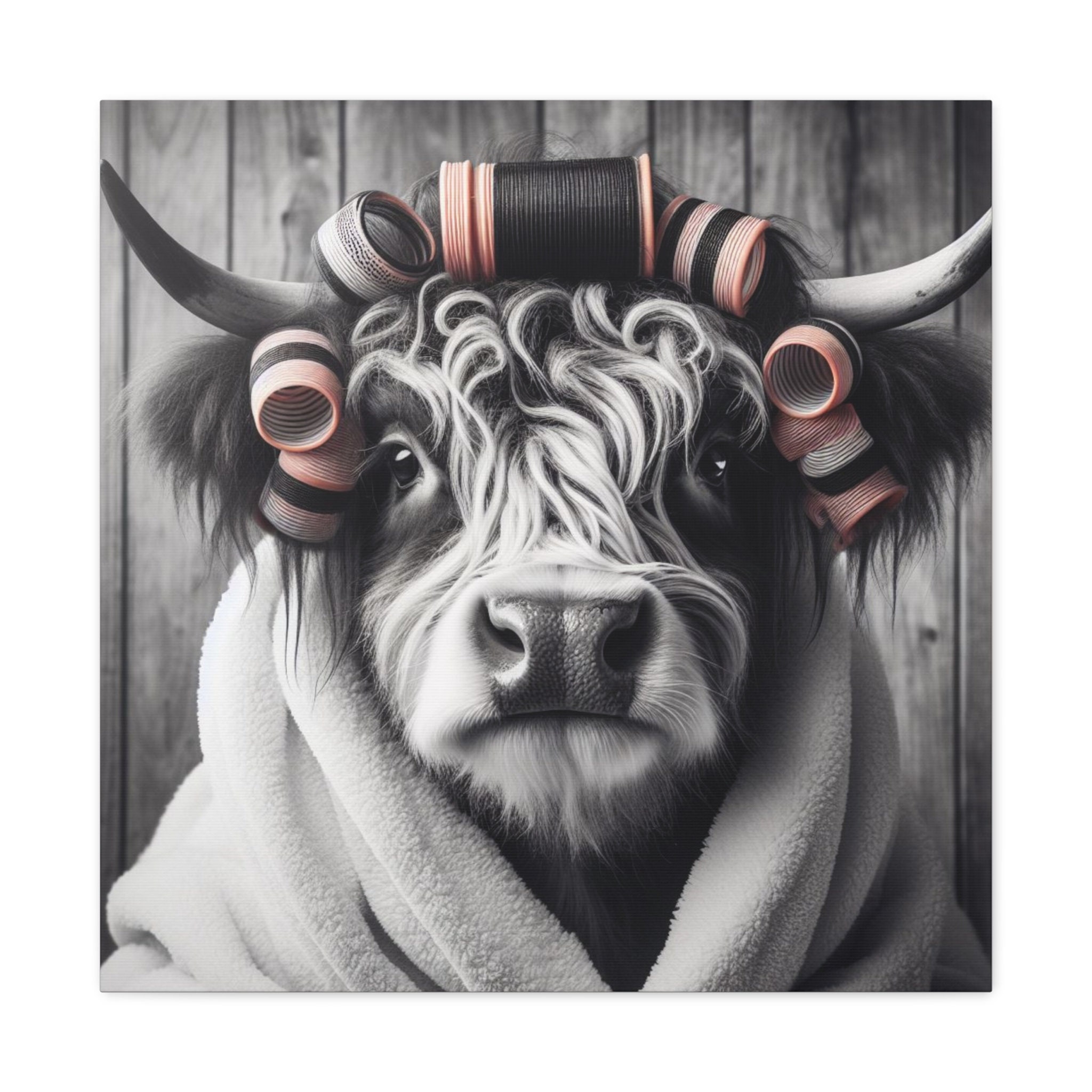 Highland Cattle Toilet Art Bathroom Art Highland Cow Decor - Etsy