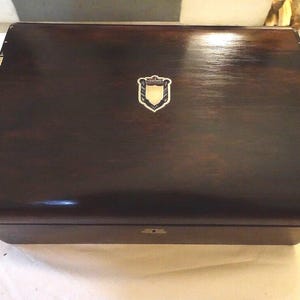 writing desk / slope XIX rosewood victorian england