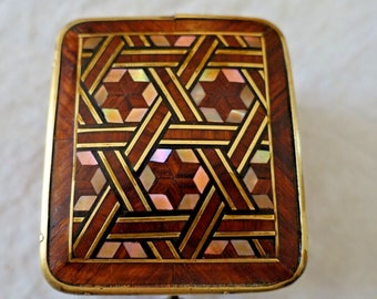 luxurious Napoleon III Boulle marquetry watch box