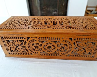 glove box jewelry box frenxh folk art