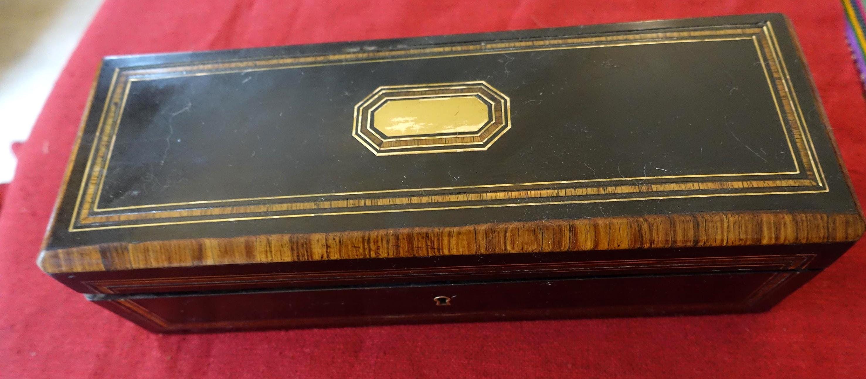 グローブボックス/ジュエリーボックス 19世紀アンティーク フランス製