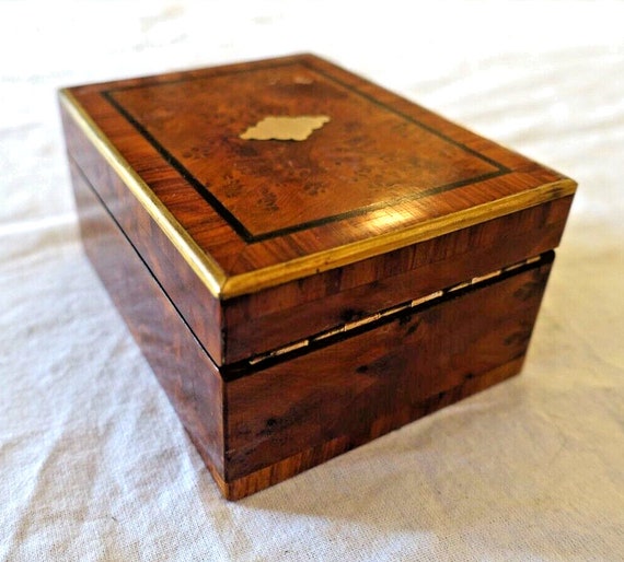 Boîte à Montre En Bois Noirci Style Napoléon III - Coffret Occasion, Sans Marque