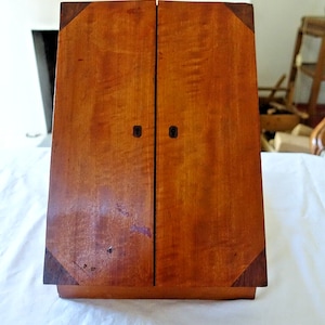 rare antique two-tone mahogany drawing easel