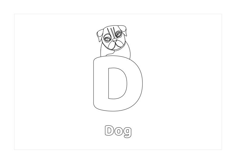 alphabet letters coloring pages etsy