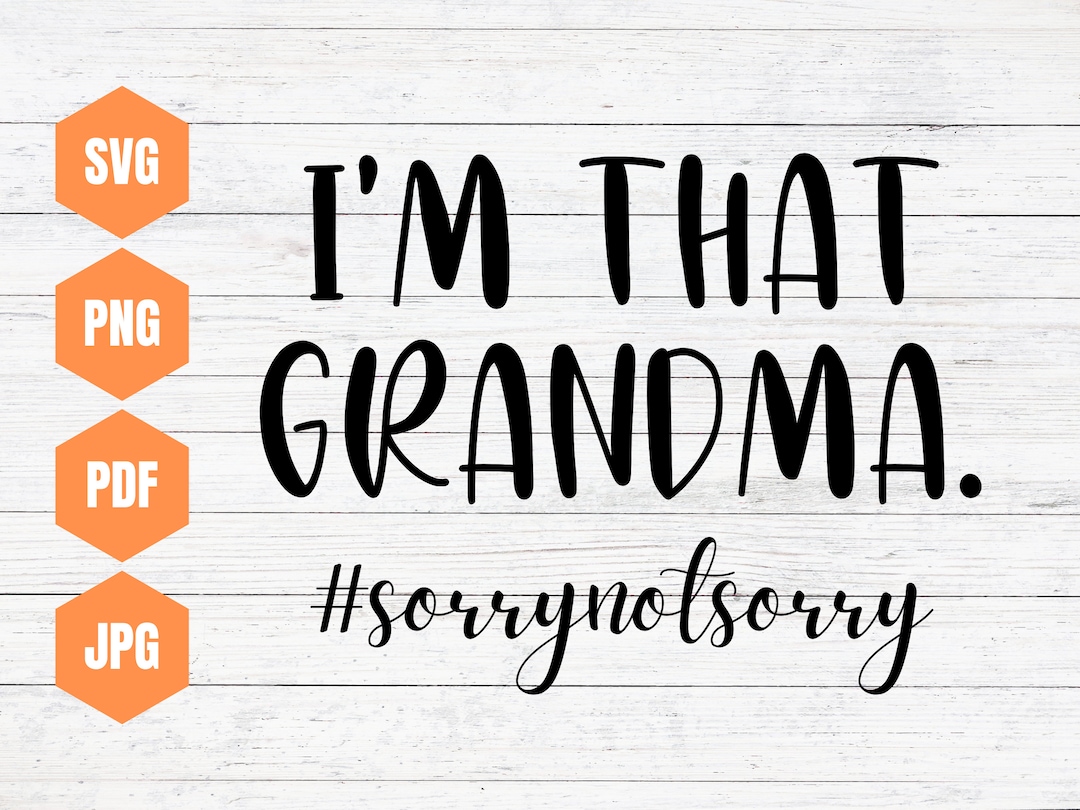 Oma lustige Spruch Oma lustige Spruch ich bin das Oma Sorry Etsy.de