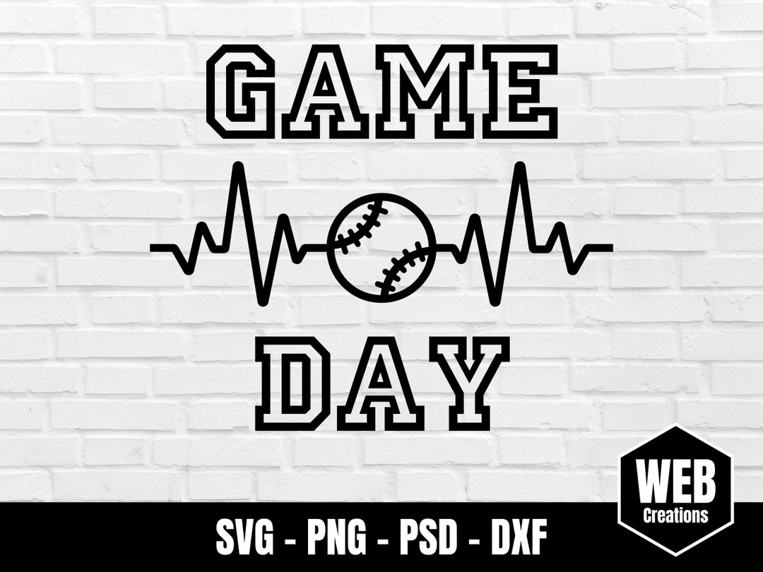 Game Day Svg-png Baseball Svg Baseball Game Svg Game Day - Etsy