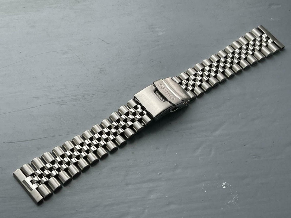 NEW Seiko 20MM/22MM JUBLEE Stainless Steel Watch Strap Flat - Etsy