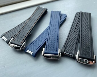 omega aqua terra rubber strap