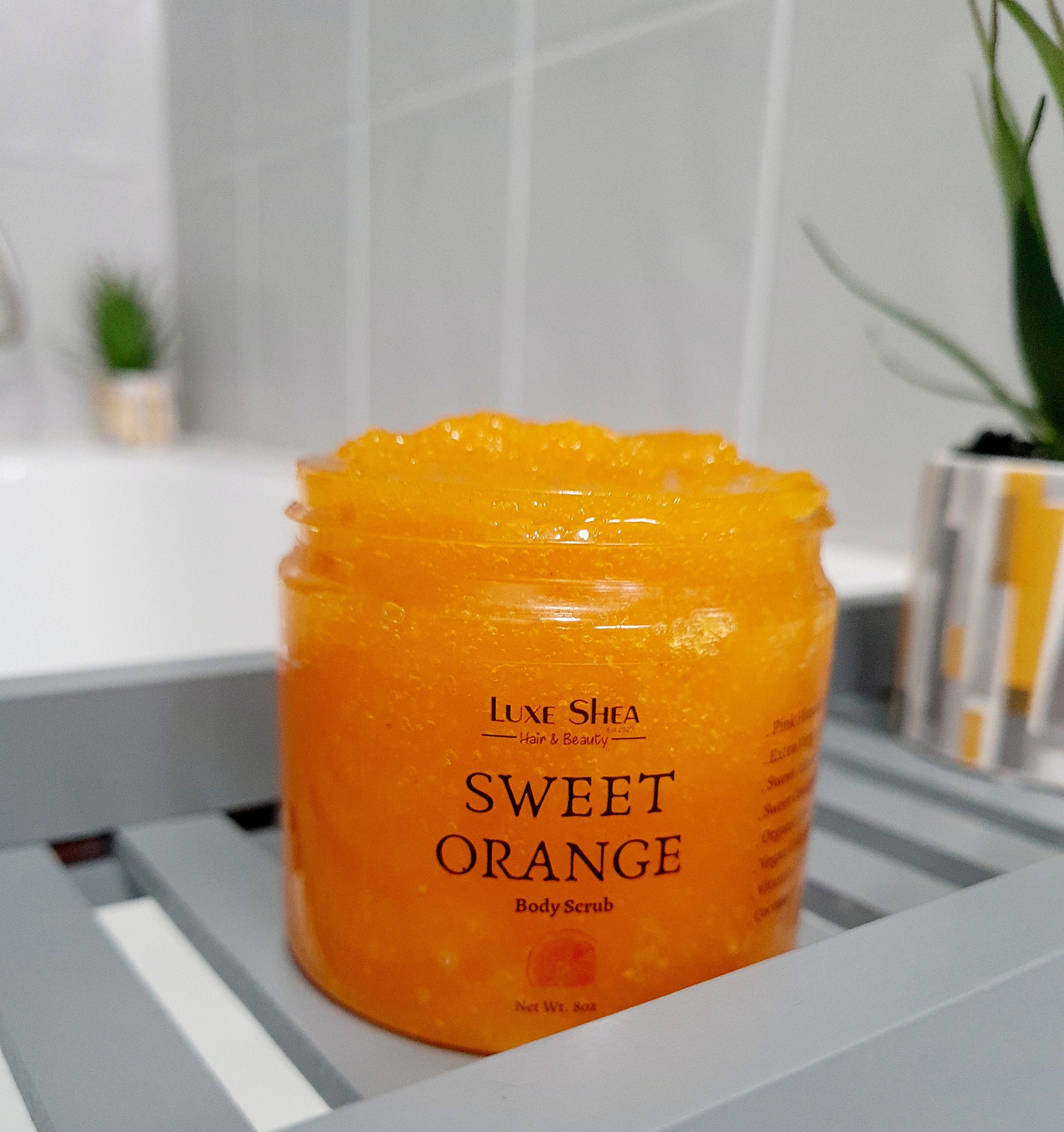 Sweet Orange body scrub Etsy
