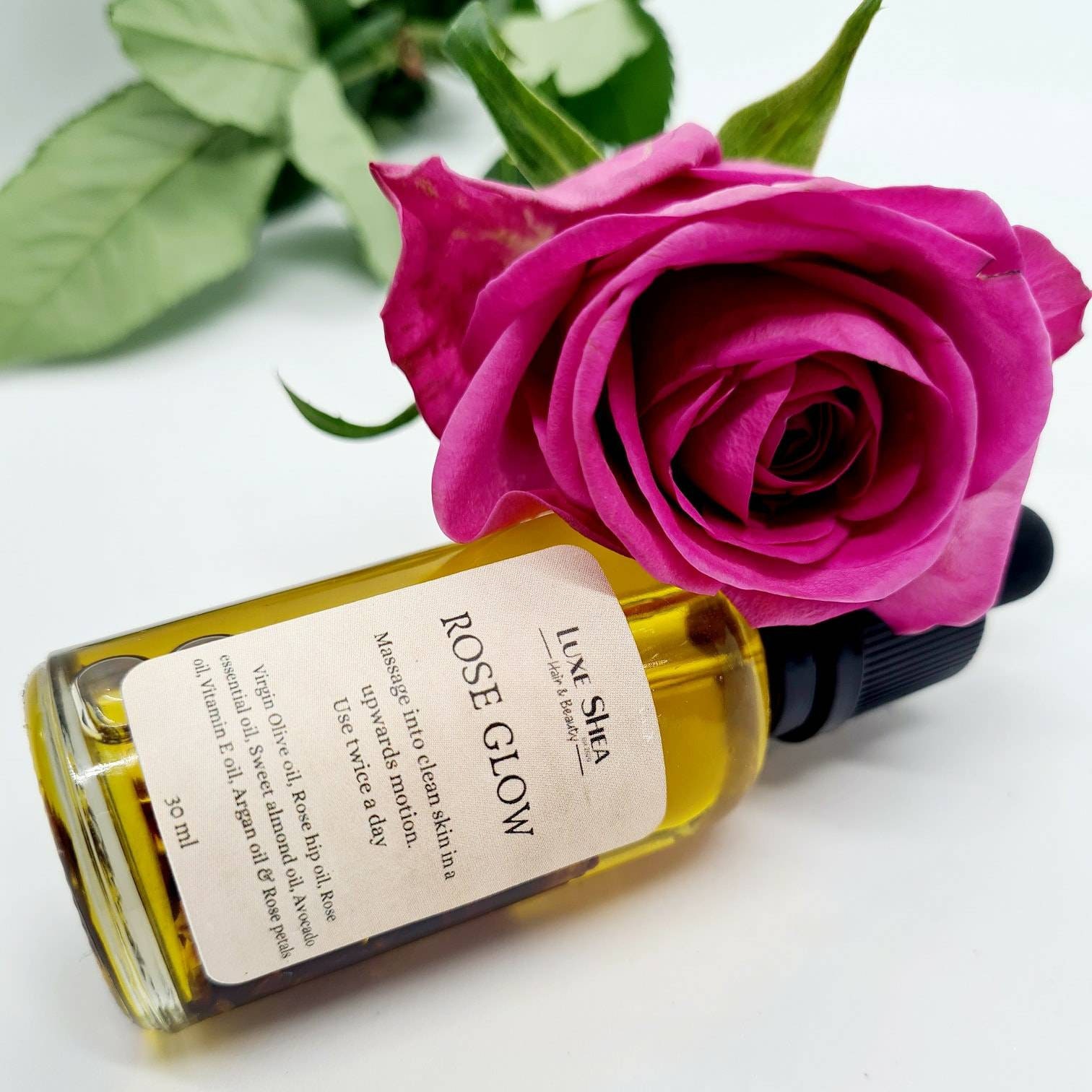 Rose Petal Face Serum Bright Skin Complexion Removes Dark Etsy