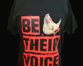 Sé su camiseta de cerdo de voz