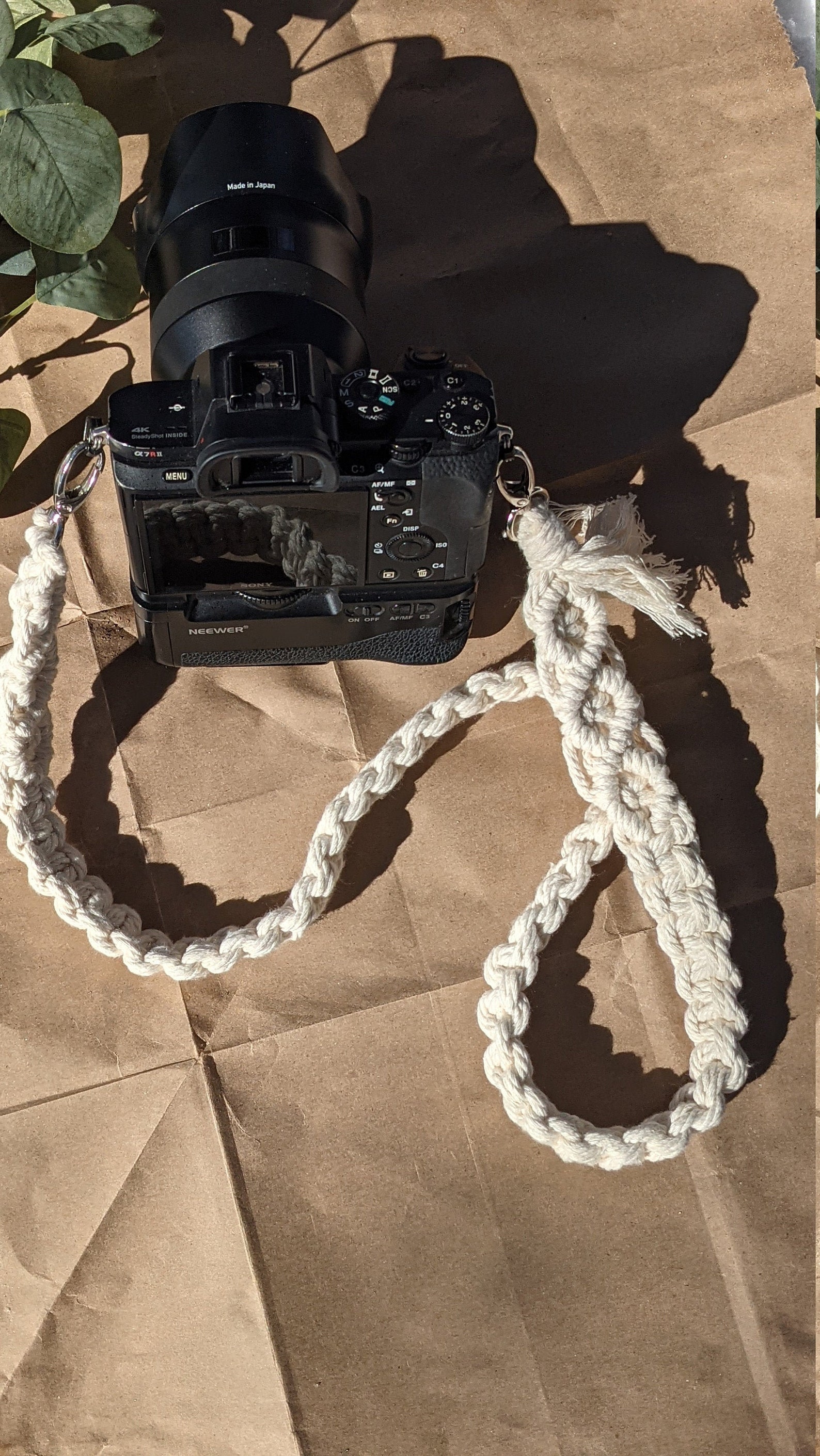 Camera Macrame Strap Etsy