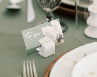 Square Name Place Card Holder