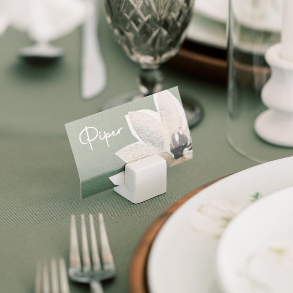 Square Name Place Card Holder