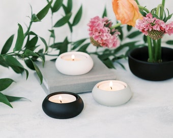 Concrete Tea Light Candle Holder