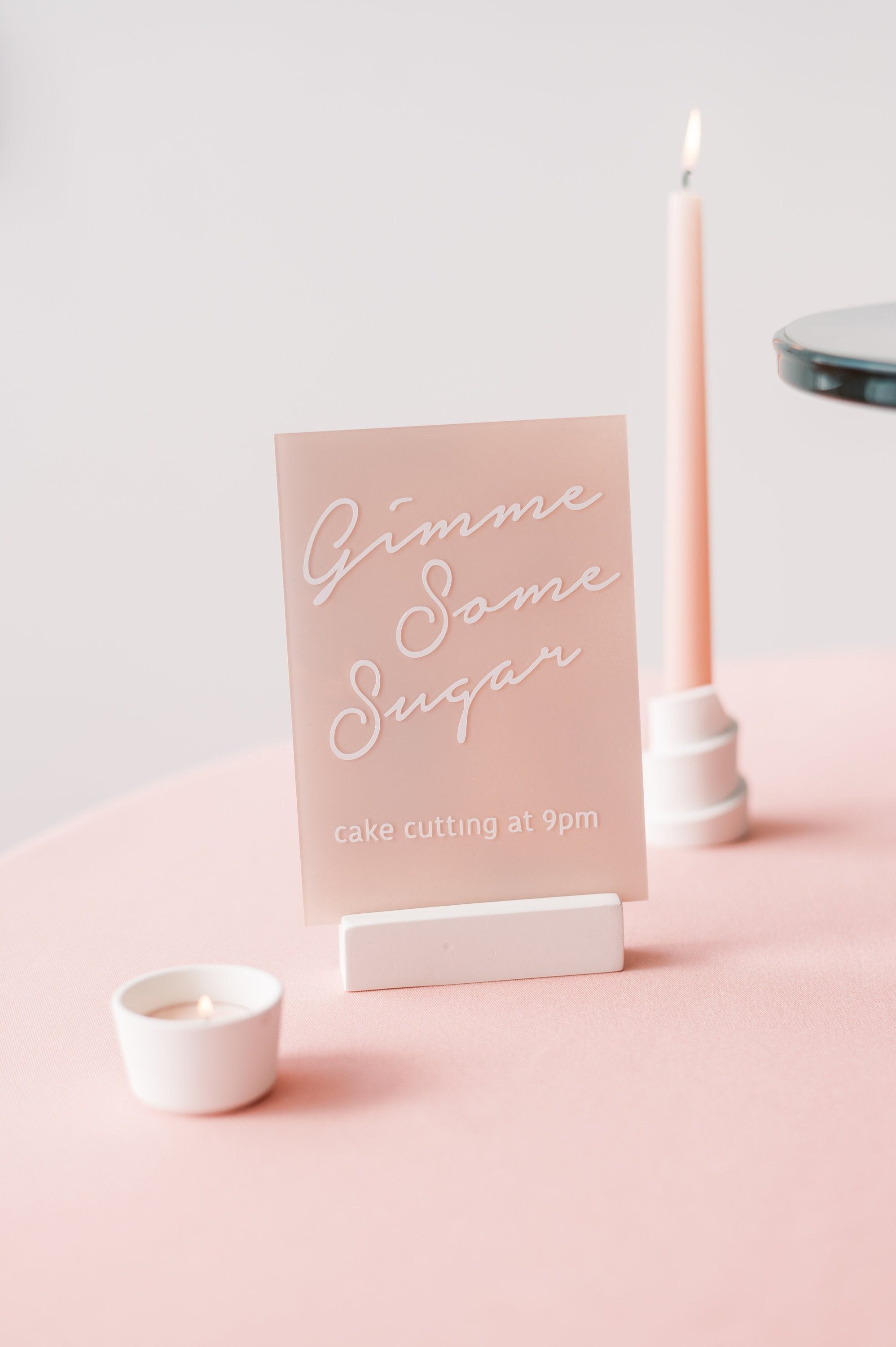 Table Number Sign Holder Stand for Wedding Reception Decor