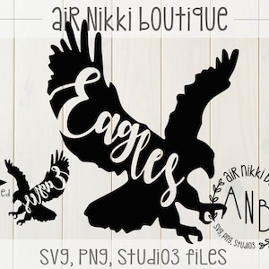 Eagles in silhouette, Eagle outline, SVG, PNG, DXF, studio3 files, instant download, cut file, cameo, cricut, cut n scan 2, mirrored png
