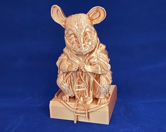 Monument to the laboratory mouse - 3D printed
