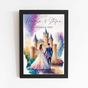 Geldgeschenk Hochzeit | „Wedding Money“ | Wedding Castle | Personalisiert | DIY | Hochzeitsgeschenke Geld | Digitaler PDF Download